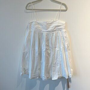 REFORMATION Catarina White Baby Doll Dress